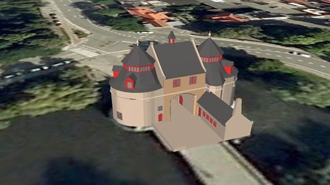 3D model Ezelpoort Brugge